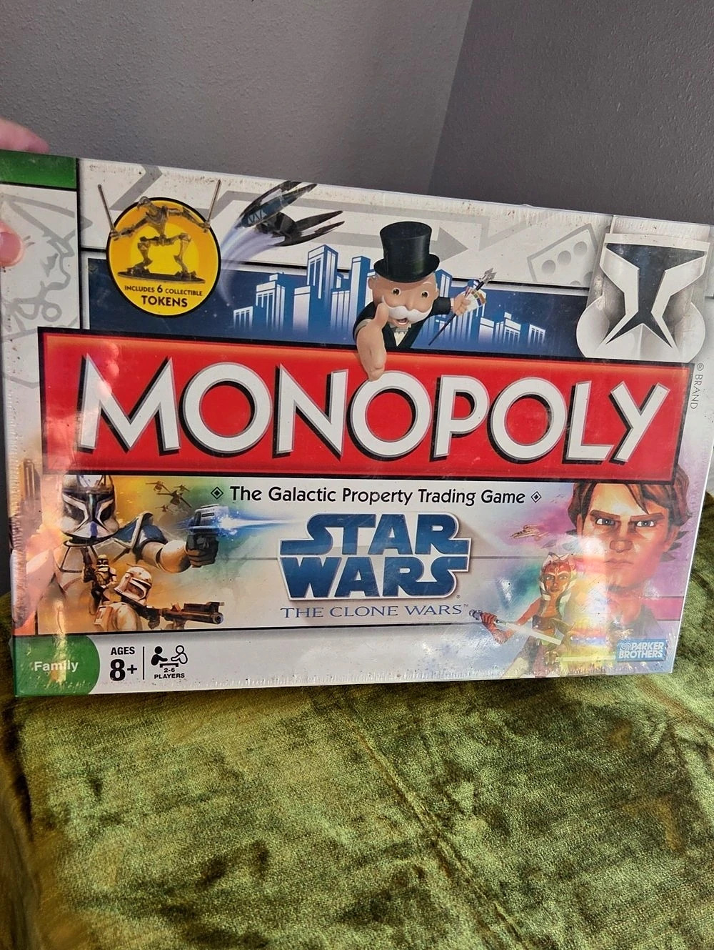 Parker Brothers Star Wars The Clone Wars Monopoly Board Game New/sealed